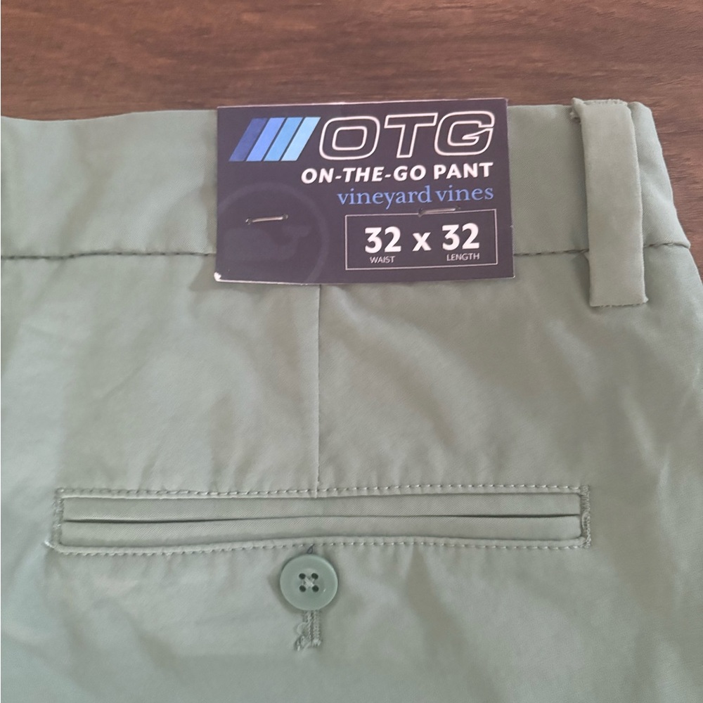 Vineyard Vines Golf Pants Performance On The Go 32 x 32 Starboard Green - Picture 7 of 8